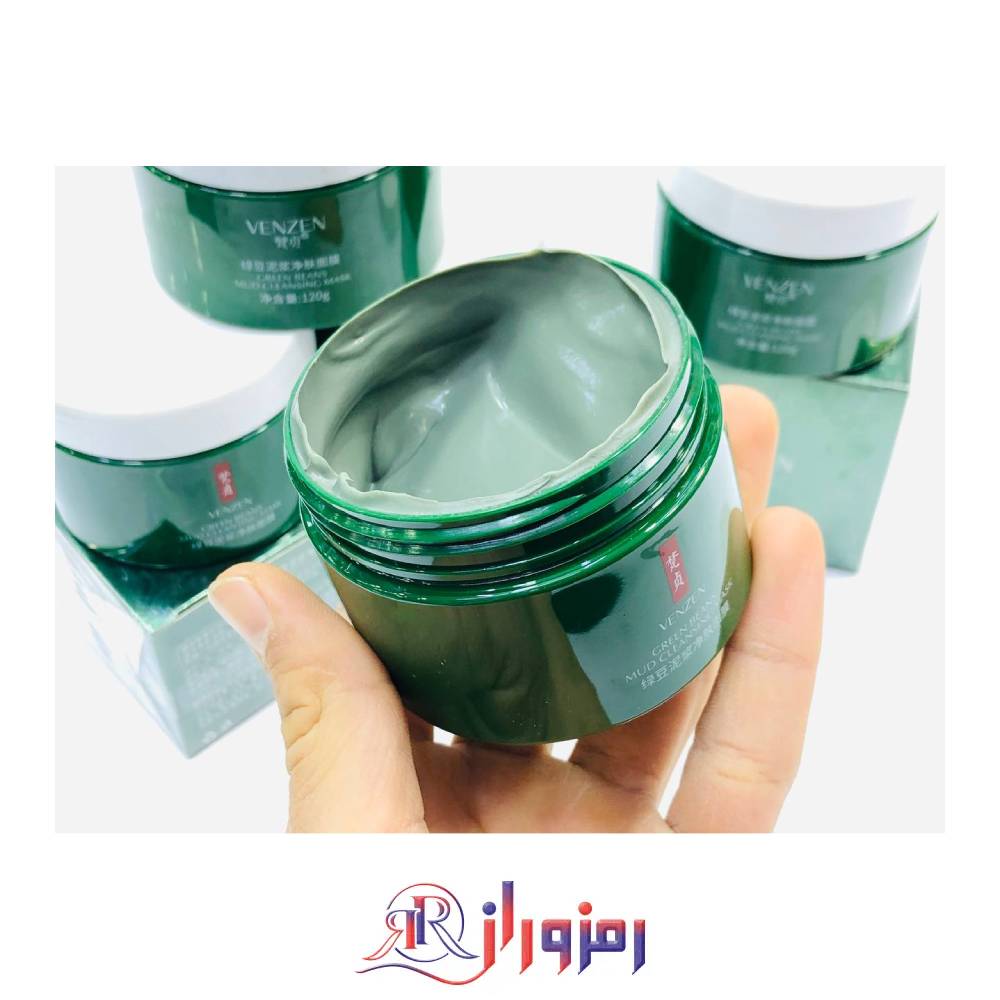ماسک کاسه ای چای سبز ونزن venzen حجم 120 میل،خرید و قیمت ماسک کاسه ای چای سبز ونزن venzen حجم 120 میل